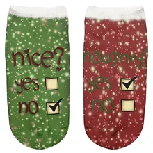 Рождественские носки женские носки с объемным рисунком г. Подарок на год Kawaii Femme, милые короткие носки для девочек носки с Санта-Клаусом и лосем F93