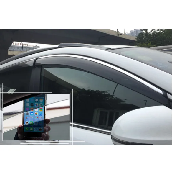 Для BMW X6 2008 2014 пластиковый Наружный козырек вентиляционные оттенки окна Защита от