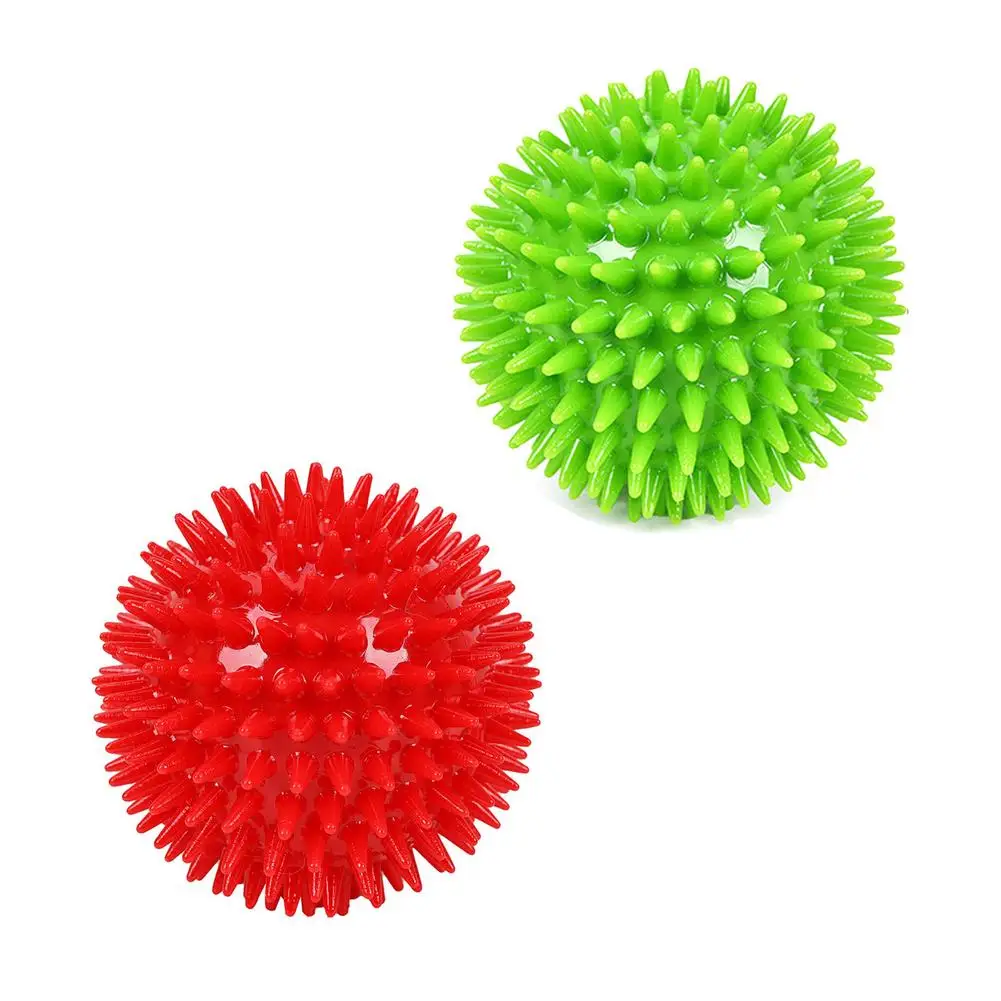 

2020 NEW Dog Squeaky Ball Pet Spike Ball Fetch Chewing Ball Teething Toy Chewing Toys For Dogs