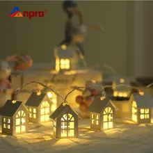 Anpro 2 м светодиодный гирлянды рождественские сказочные огни теплый дом стиль украшения для дома вечерние свадебные украшения для спальни