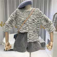^^Best Offers Women's Knitted Cardigans O-Neck Single Breasted 3/4 Sleeve Casual Women Tops Winter 2019 Womens New Arrival Sweaters ^^Best Offers Women's Knitted Cardigans O-Neck Single Breasted 3/4 Sleeve Casual Women Tops Winter 2019 Womens New Arrival Sweaters