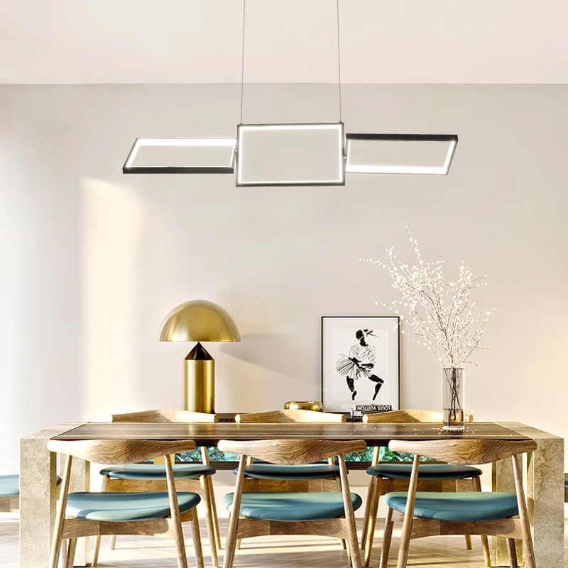 

Modern LED Pendant Light With Remote Controller Nordic Hanging Lighting For Office/Dinning Room Art Deco LED Light Fixture