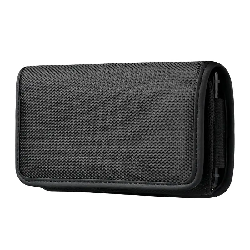 Cinturón Horizontal de nailon para hombre, funda para teléfono móvil, Estuche de transporte