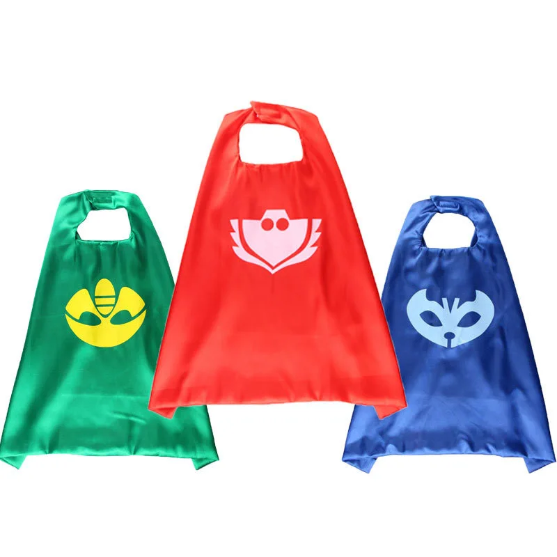 Pj MASKS маска плащ Launcher Catboy Owlette Gekko День рождения Рождество Праздничное Платье Аниме Фигурки игрушки для детей подарок