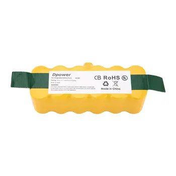 

14.4V Ni-MH Vacuum Cleaner Rechargeable Battery Pack Suitable for Irobot Roomba Vacuum Cleaner Parts 3800/4500/4800/6000/8000mAh
