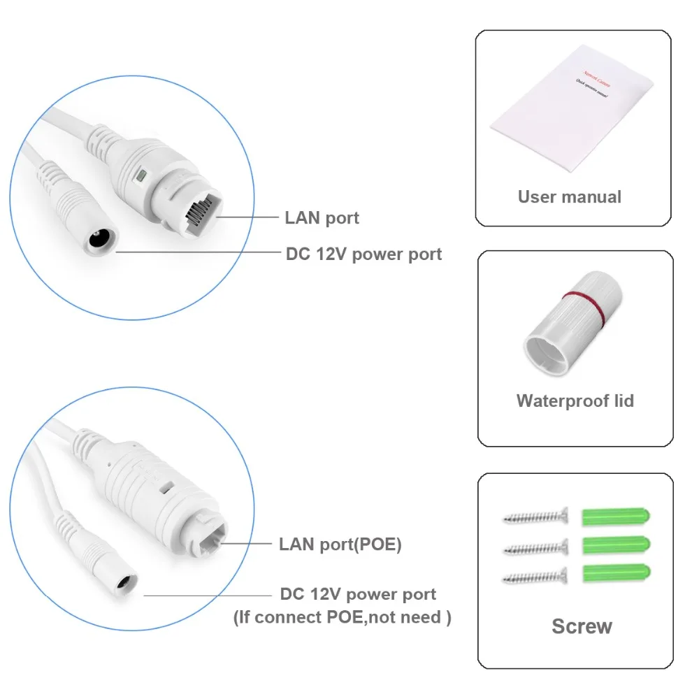 GADINAN, ip-камера 5MP, 3MP, 2MP, PoE, для безопасности, для улицы, пуля, камера наблюдения, CCTV, IR, ночное видение, H.265, CCTV, домашняя камера, XMeye