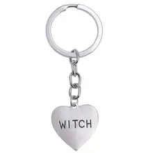 Европа и Америка ведьма сердце ведьма брелок волшебник в форме сердца кулон уличный панк рок и рулон брелок