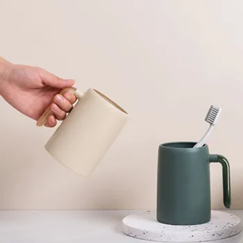 

Nordic style environmental protection Simple Wash Cup Household Brushing Cup Cute Couple Convenient Mouth tumbler