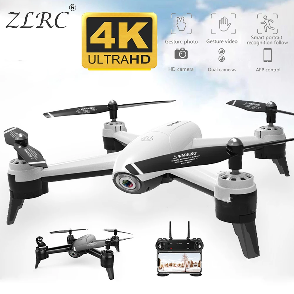 ZLRC SG106 Wi-Fi RC Дрон 4K 1080P 720P HD Двойная камера с оптическим потоком воздушный