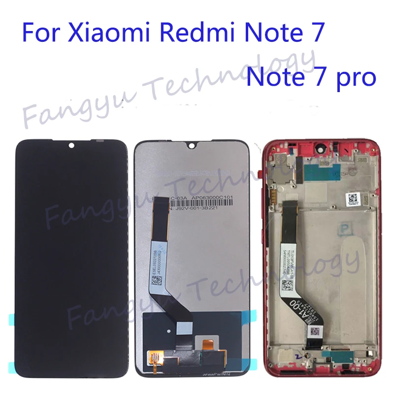 

6.26" Original display for Xiaomi Redmi Note 7 PRO LCD display touch screen Digitizer Assembly For Redmi Note 7 LCD + tool