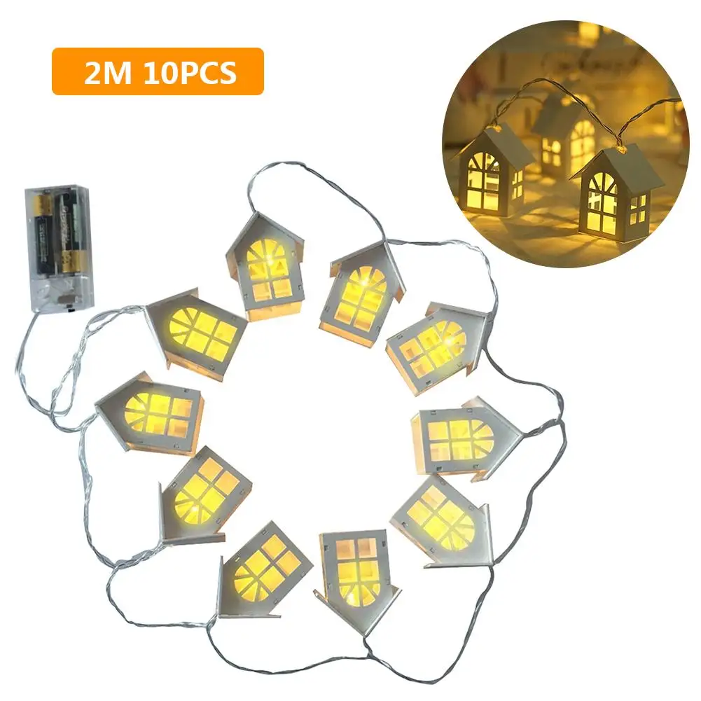 4 м 20 шт. светодиодный светильник для рождественской елки в стиле дома Сказочный светильник светодиодный Свадебный натальный гирлянда Новогоднее Рождественское украшение для дома