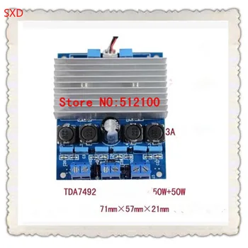 

Free Shipping 5pcs TDA7492 BTL Parallel bridge DIY / high-power digital amplifier board 50 * 2 100W
