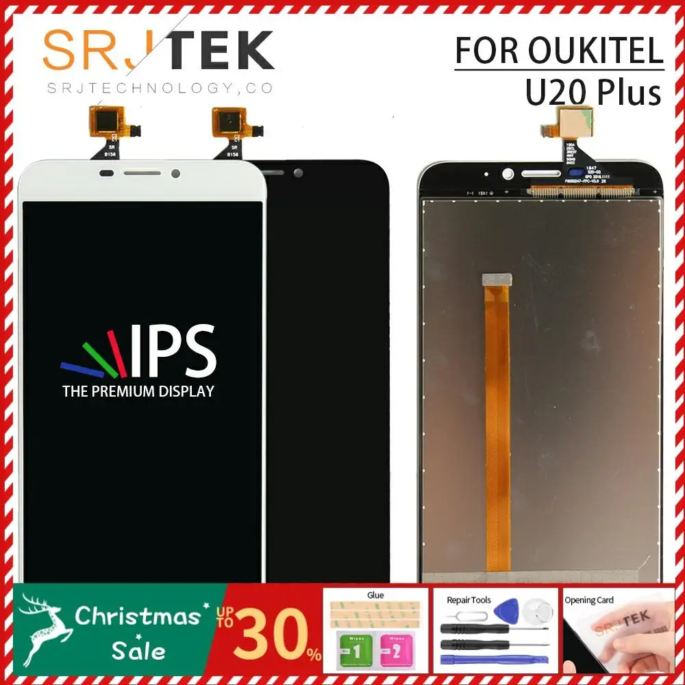 1920x1080 Для Oukitel U20 Plus ЖК-дисплей сенсорный экран дигитайзер сборка для U 20 Plus запасные части ЖК-стеклянная панель