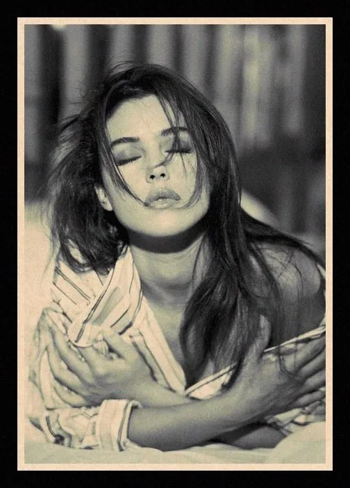 Идеальный JL Malena Monica Bellucci плакат наклейки на стену Винтаж постер печатает Высокое качество для бара и домашнего декора XXLHB01
