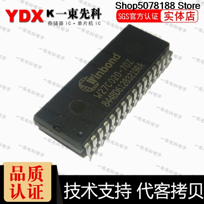 50 Stück W27C020-70 OTP EPROM – DIP-32, 2-Megabit (256K X 8), Icinventory