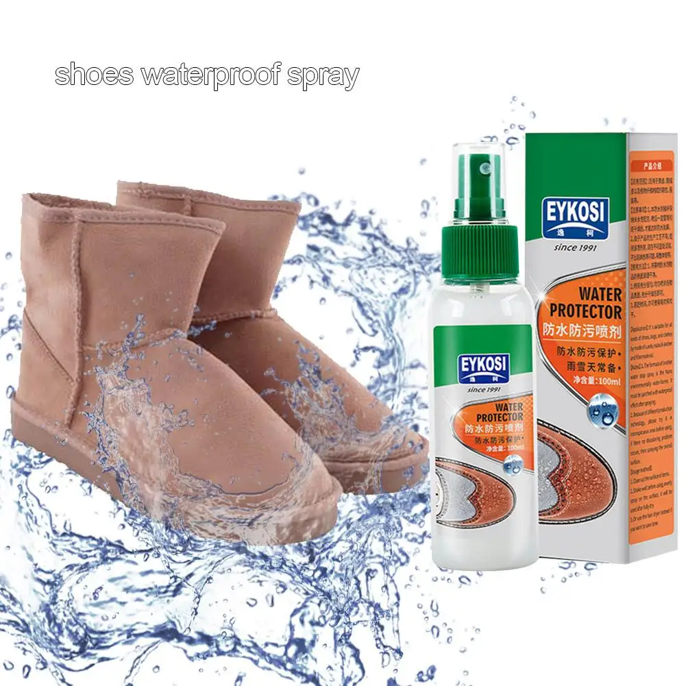 100 мл защита от пятен водонепроницаемый спрей гидрофобное покрытие для обуви нетоксичное Экологичное Быстрая