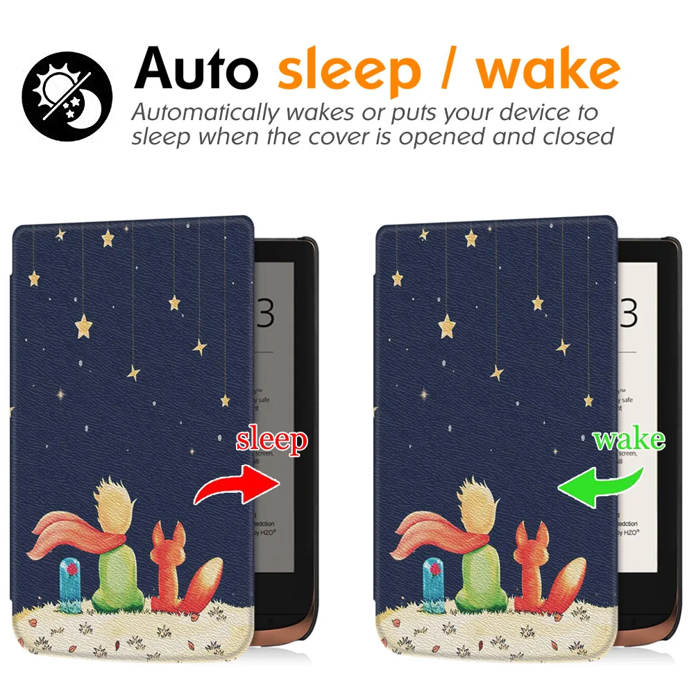 Vivlio-capa Protetora para Smartphone Touch Lux Vivlio Touch hd Plus Vivlio Estojo Leve Capa Protetora Fina com Modo de Repouso Despertar Automático - Imagem 4