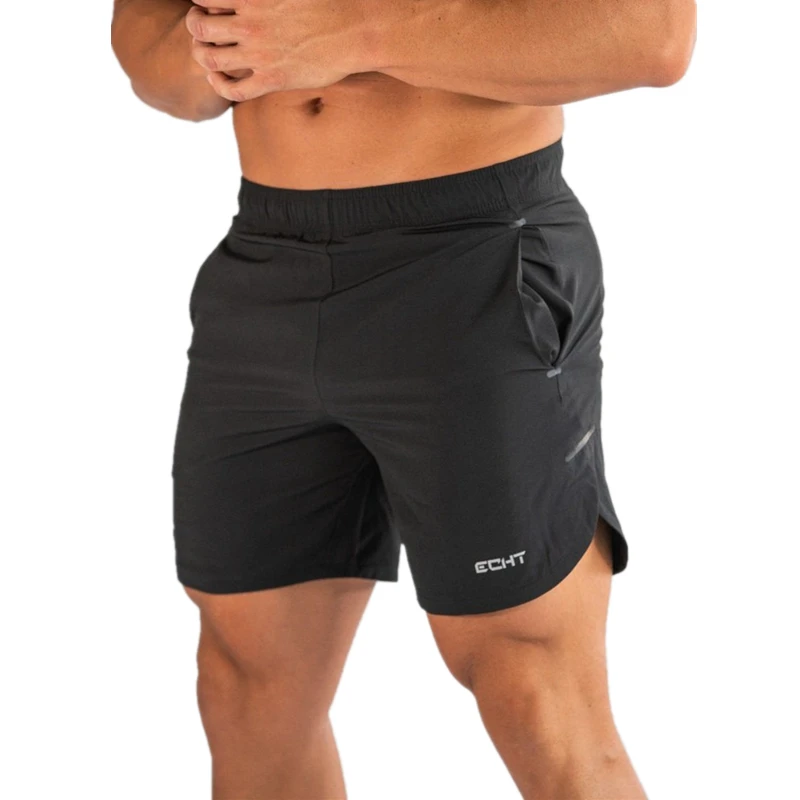 Спортивные тренажеры Летний стиль Мужские дышащие шорты Фитнес Бодибилдинг модные повседневные тренажерные залы Мужская тренировка для бегунов брендовые пляжные тонкие шорты