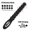 OLO 10 Speed Dual Motor Vibrator Butt Plug Silicone Anal Dildo Vibrating Anal Bead G Spot Massage Sex Toys For Women Men Couples ► Photo 3/6