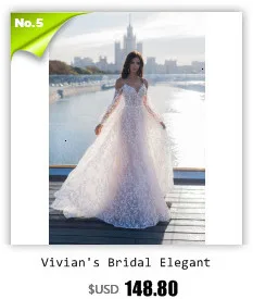 Vivian's Bridal Элегантное свадебное платье с цветочным принтом сексуальное платье с двойным v-образным вырезом и коротким шлейфом из мягкой органзы Vestido-De-Novia Robe-De-maripe