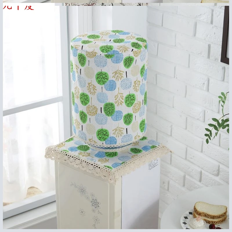 simple 18.9L standard water dispenser cover set dustproof cloth cover for water cooler barrel home decor
