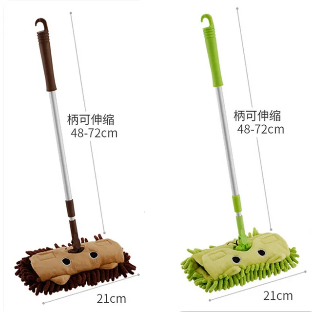 Kids Stretchable Floor Cleaning Tools Mop Broom Dustpan Play-house Toys Gift Baby Mini Sweeping House Cleaning Toys 6