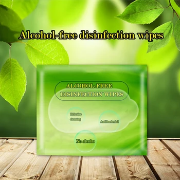 

Hotsale 60 Wipes/Pack Alcohol-Free Travel Safe Cleaning Disinfecting Wipes Bacteriostatic Wipes