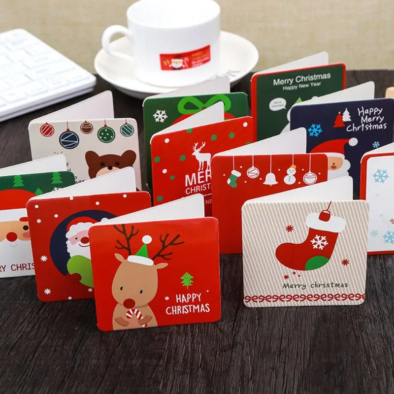 144-Pack веселые рождественские поздравительные открытки-счастливые праздники рождественские открытки оптом Ассорти зимние праздничные открытки с конвертами