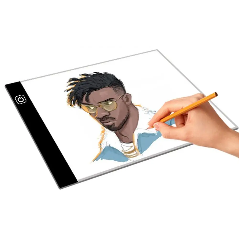 

A3/A4 Stepless Copy Board LED Light Writing Desk Calligraphy Drawing Board Stencil Artist Drawing Lightbox Pad Board