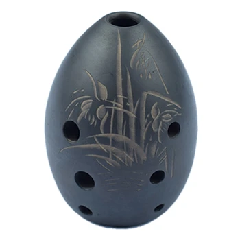 

Music Xun Pottery National Wind Instruments Eight Holes Small Pottery Chinese Ancient Instruments-ABLD