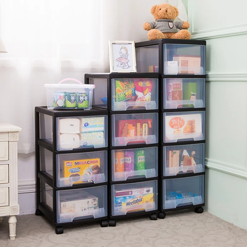 

Drawer organizer Multi-function Drawer storage box Large capacity Plastic box Roller storage organizer cabinet Toys Organizer