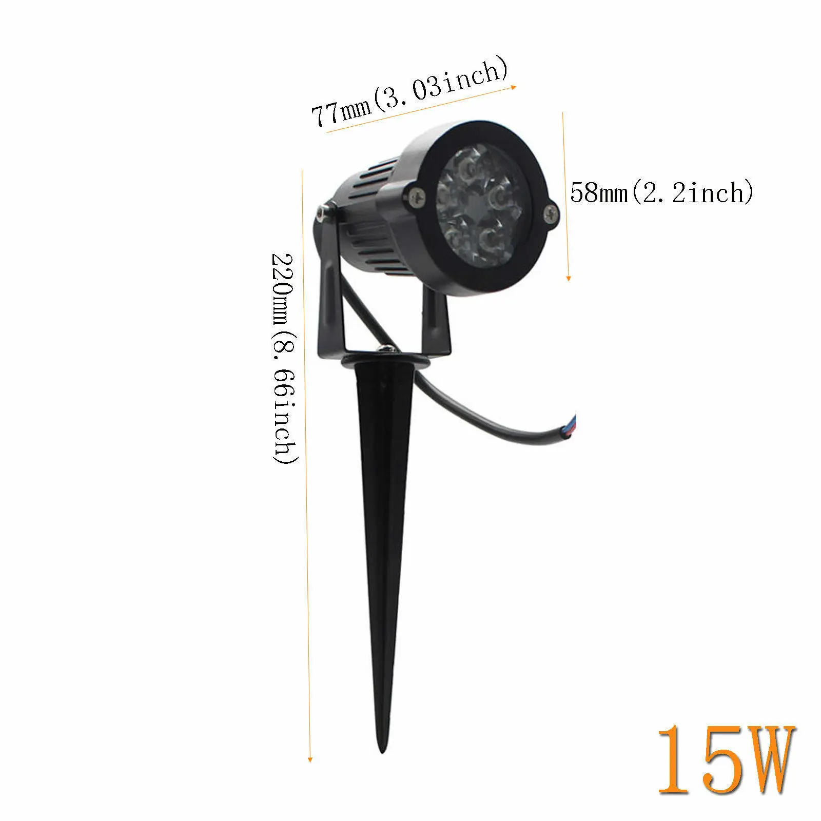 9W 12W 15W Outdoor Garden Lawn Lamps DC 12V  LED Landscape Light Waterproof Spike Bulb IP65 Spotlight 4