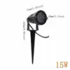 9W 12W 15W Outdoor Garden Lawn Lamps DC 12V  LED Landscape Light Waterproof Spike Bulb IP65 Spotlight 4