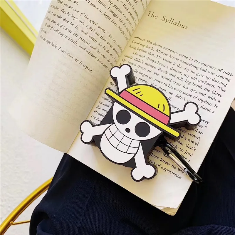 Аниме one piece Луффи Чоппер Мультфильм защитный чехол 3D Беспроводная Bluetooth гарнитура силиконовый Anmei чехол для противоударный