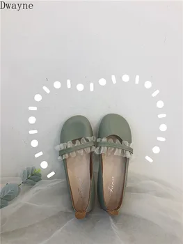 

Grandma shoes summer 2019 new wild wear soft bottom comfortable women's shoes literary retro fashion a pedal flat shoes