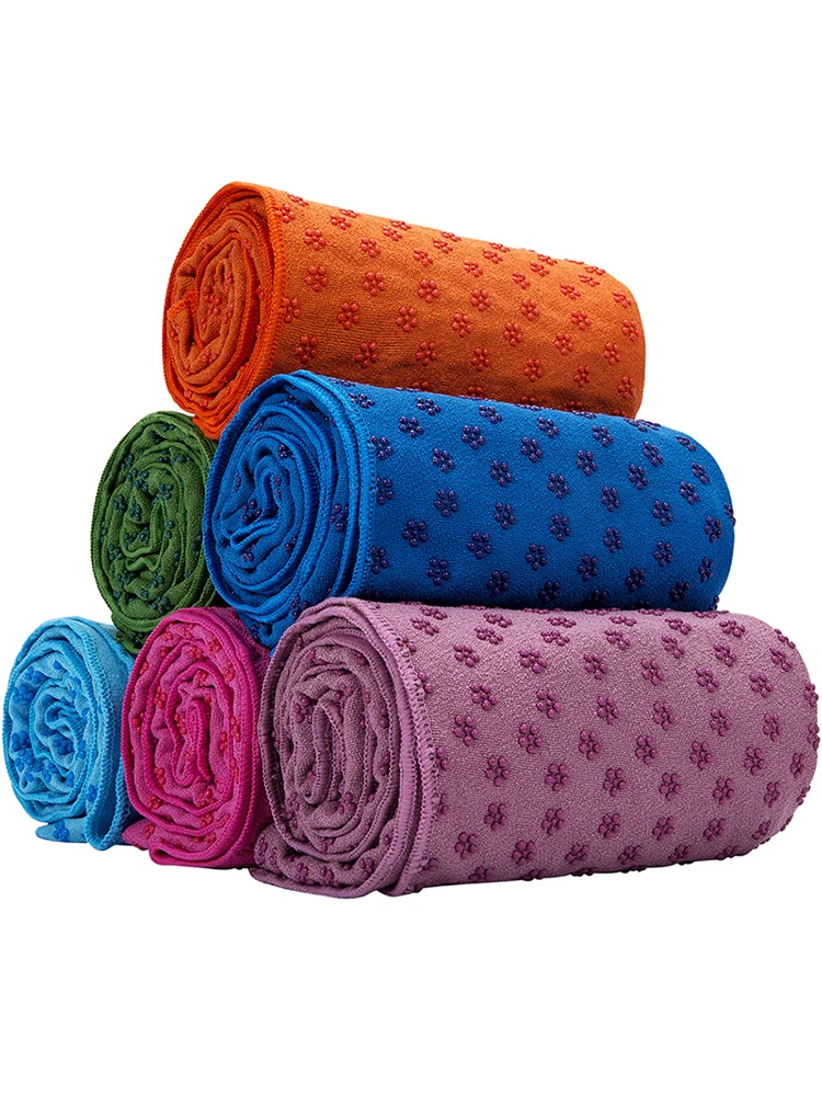 Силиконовая микрофибра горячее полотенце для пилатеса ручки пола нескользящий