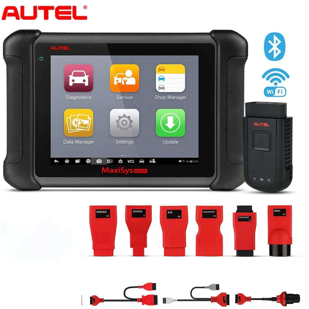 Автомобильный сканер Autel MaxiSys MS906BT автомобильный диагностический с кодированием