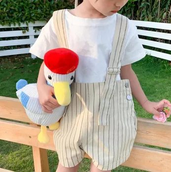 

2020 Korea Style Baby Girls Boys Denim Overall Summer Kids Girls Shorts 1-6 years