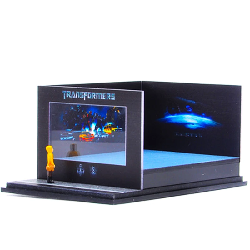 

1/64 display box Window display Stand Vehicle model Storage dustproof scene simulation Decoration painting Car accessories gifts