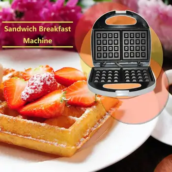 

EU Plug 750W Household Electric Walnut Waffle Maker Sandwich Breakfast Machine Cake Oven Household Breakfast Waffle Machine