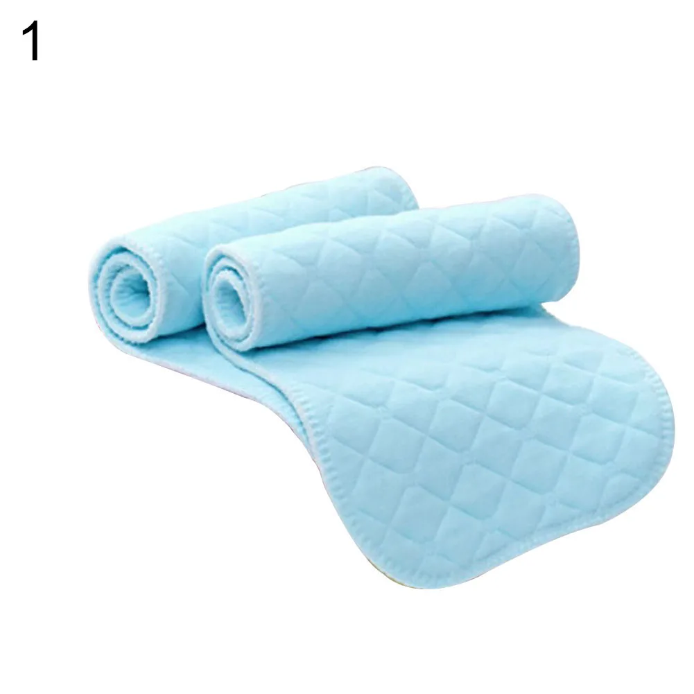 10 pcs 3 Layers Thicken Microfiber Baby Nappies Reusable  Infant Newborn Cloth Diaper Nappy Liners Insert Fraldas for Baby Care mother kids diapering toilet training diapering nappy liners baby care cotton white water absorb cloth nappies for baby infant