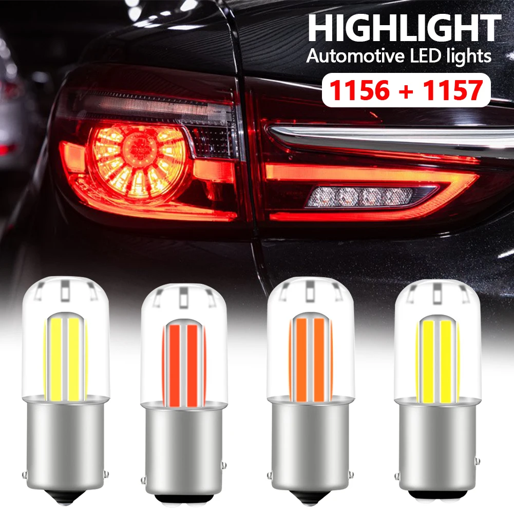 1piece Car Interior Led Lights 1156 Ba15s 1157 Bay15d P5w Canbus For