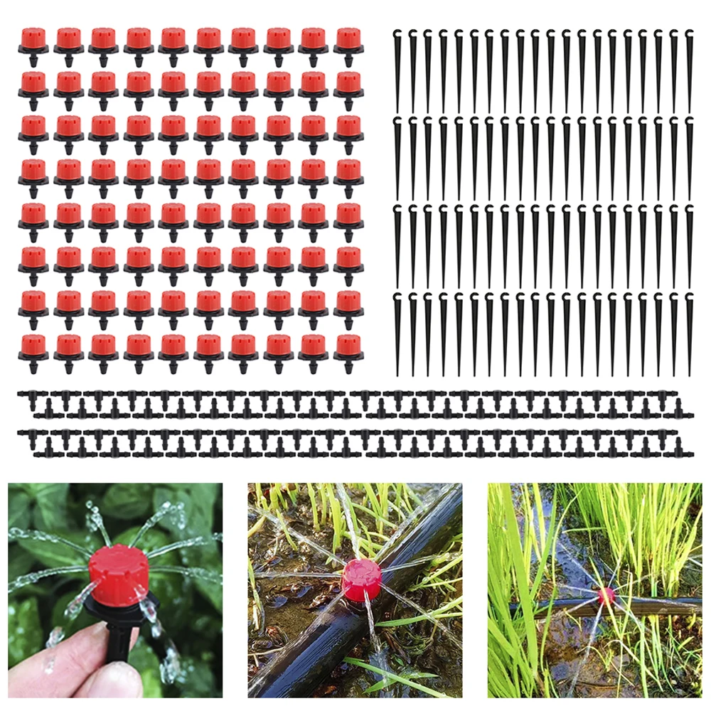 Lot De 200 Piquets De Support Tuyau Irrigation 4mm/7mm - UCLEVER Outils Jardinage