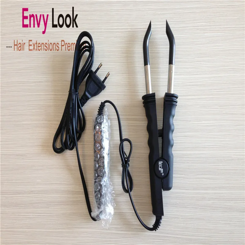 Коннектор для наращивания волос Envy Look инструмент утюга в салоне черный или