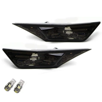 

Smoked Lens White LED Bulb Front Side Marker Light Kit for 2016-Up Ho nda Civic Sedan/Coupe/Hatchback