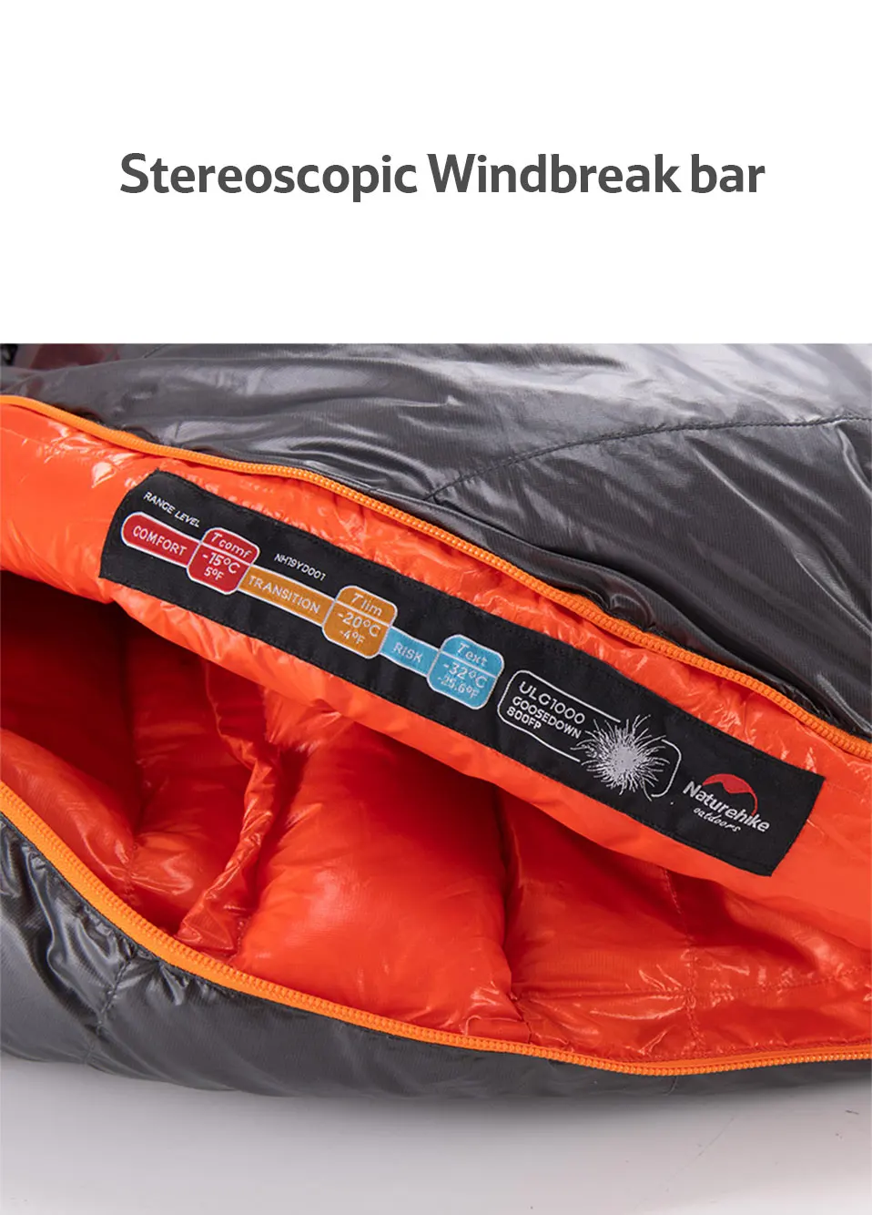 Naturehike Mummy Sleeping Bag 90% Filling White Goose Down Hiking Waterproof Camping Single Person Outdoor Adult