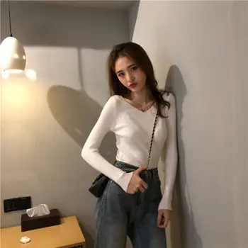 

NEW Chiffon Blouse women's fashion and all-around wear casual light Pullover round neck solid color thin comfortable