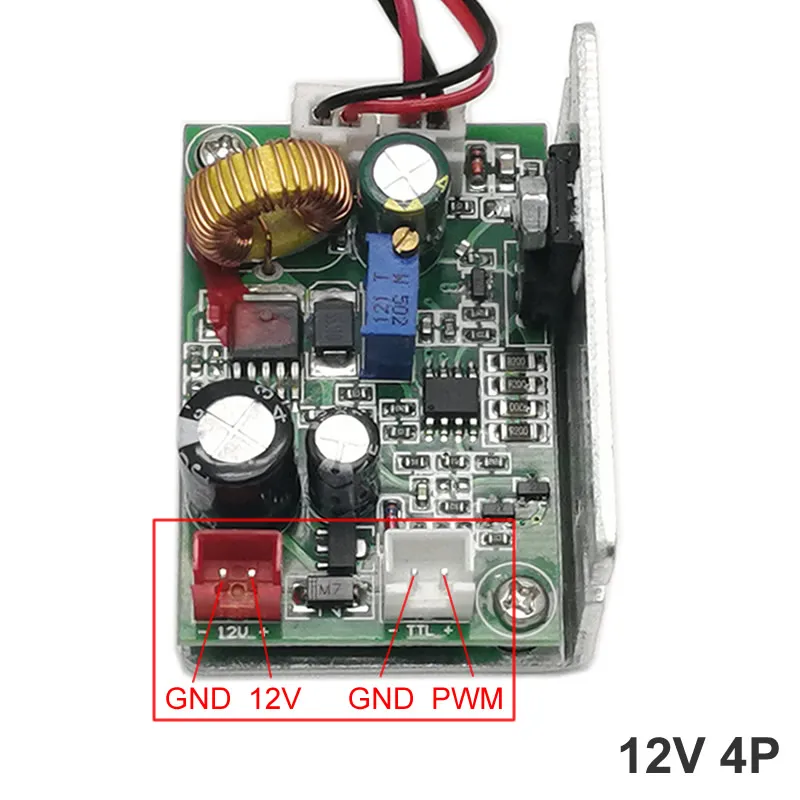 12 в 5500 МВт 5,5 Вт 450нм ШИМ ttl лазерный модуль гравировки CNC4018 3018 2818 Grbl 4Pin