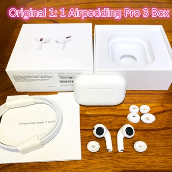 

Airpodding Pro3 Bluetooth Earphone Wireless Earbuds Noise Reduction Headphone with mic Sport Headset for Android IOS Smart Phone