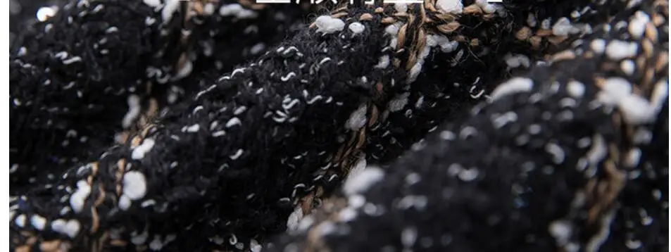 KoHuiJoo осенне-зимняя женская длинная твидовая юбка с эластичной резинкой на талии, повседневные однобортные Клетчатые Шерстяные Юбки в Корейском стиле для женщин